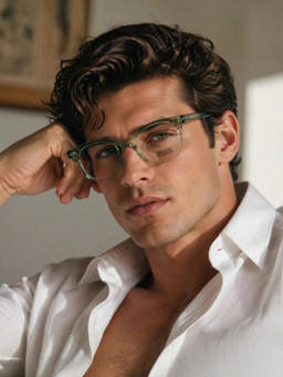 Zaadran - Unisex UV Protection Clear Lens Sunglasses (Belfast-Green) (54)