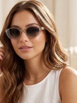 Zaadran - Unisex UV Protection Grey Lens Sunglasses (Cameroon-Brown) (56)