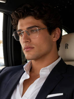 Zaadran - Unisex UV Protection Clear Lens Sunglasses (Dominica-Cpr Black) (56)