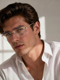 Zaadran - Unisex UV Protection Clear Lens Sunglasses (Edinburgh-Transp) (54)