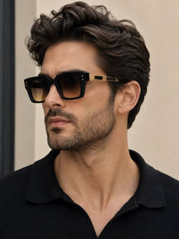 Zaadran - Unisex UV Protection Multi-Color Lens Sunglasses (ELYX_YELLOW_20377) (56)