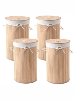 USHA SHRIRAM - Laundry Baskets Khaki (Pack of 4)
