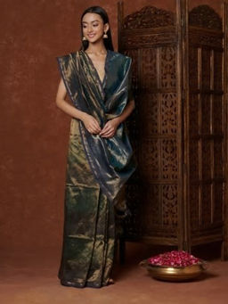 Fabindia - Cotton Silk Woven Maheshwari Sari