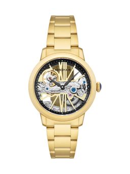 Earnshaw - Cornwall Bridge Automatic Gold Round Dial Men's Watch - ES-8287-33 (M)