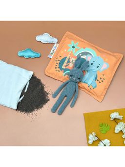 NEW COMERS - Baby Mustard Seed with Cotton Fabric Animal & Cartoon Prints|Infant Rai Pillow 254