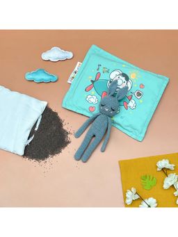 NEW COMERS - Baby Mustard Seed with Cotton Fabric Animal & Cartoon Prints|Infant Rai Pillow 255