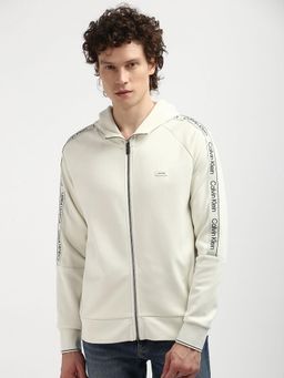 Calvin Klein - Green Embroidered Logo Regular Fit Cotton Jacket