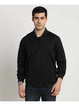 Turtle - Men Black Nylon Full Sleeve Regular Fit Solid Reversible Windcheater Jacket