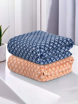 Kuber Industries - Multi-Color Microfibre Bath Towels (Pack of 2)