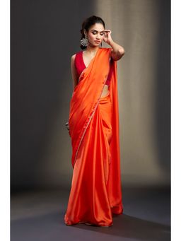 PHATAKAA - Narangi Saree Without Blouse