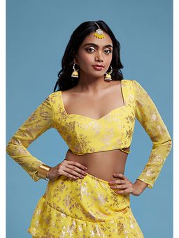 PHATAKAA - Yellow Backless Blouse
