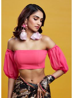 PHATAKAA - Gulabi Off Shoulder Blouse