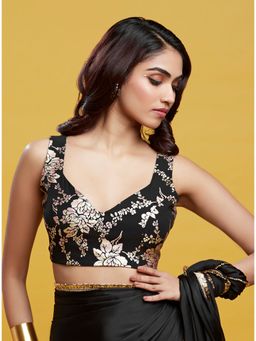 PHATAKAA - Black Barfi Blouse