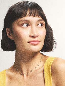 Fossil - Gold Brass Contemporary Necklace