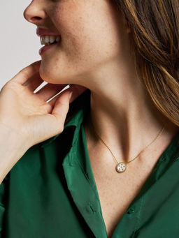 Fossil - White Stainless Steel Stones Necklace