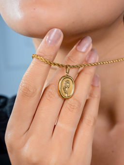 Johori - Gold Brass Statement Necklace