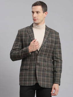 Monte Carlo - Dark Brown Check Coat