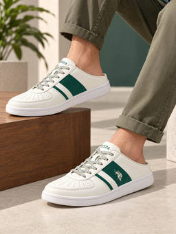 U.S. POLO ASSN. - Mens Green Camon 2.0 Stylish Sneakers