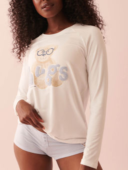 La Vie En Rose - Blue Cotton Boyleg Panty