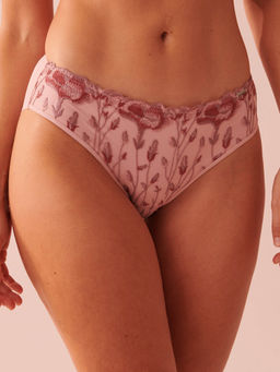 La Vie En Rose - Pink Microfiber and Sleek Back Bikini Panty