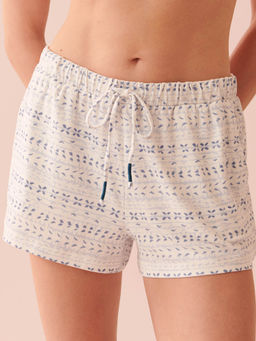 La Vie En Rose - White Super Soft Shorts