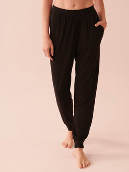 La Vie En Rose - Solid Soft Jersey Slim Pyjama Pants