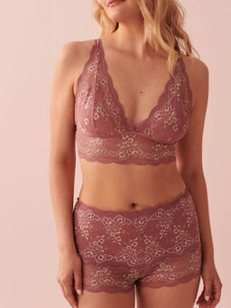 La Vie En Rose - Lace 2-Piece - Purple (Set of 2)