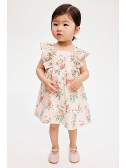 H&M - Girls Orange Empire-Line Cotton Dress