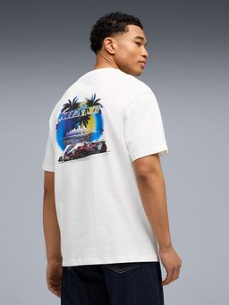 Puma - Scuderia Ferrari Miami Men Car Graphic Oversized T-Shirt