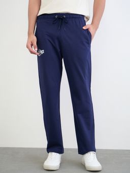 Styli - Men Relaxed Placement Printed Track Pants