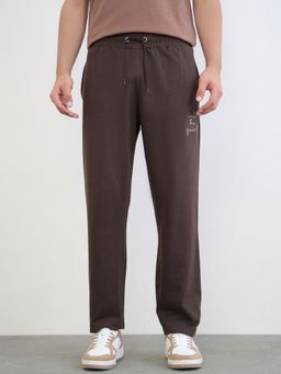 Styli - Men Relaxed Fit Embroidered Track Pants