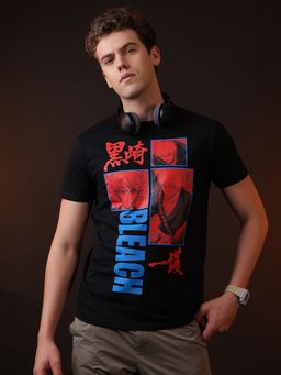 Free Authority - Official Bleach Ichigo Kurosaki Graphic Printed Men Regular Fit T-Shirt