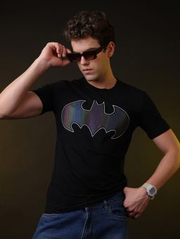 Free Authority - Official Dc Comics Batman Graphic Printed Men Regular Fit T-Shirt