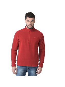 WOODLAND - Men Maroon Fs Polar Fleece Jacket