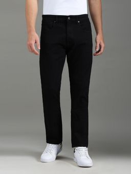 Pepe Jeans - Men Black Straight Fit Mid-Rise Jeans