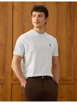 U.S. Polo Assn. Denim Co. - Men Solid Relaxed Fit T-Shirt