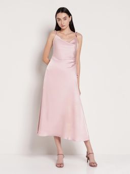 Cover Story - Pink Satin Dress