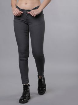 TOKYO TALKIES - Women Grey Super Skinny Fit Jeans