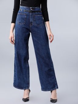 TOKYO TALKIES - Women Blue Straight Jeans