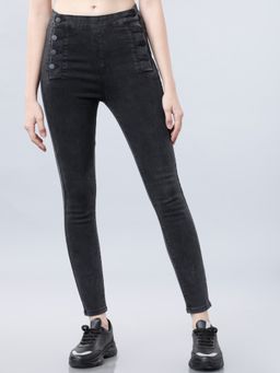 TOKYO TALKIES - Women Black Solid Nora Fit Jeans