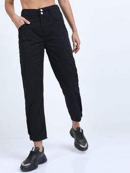 TOKYO TALKIES - Women Black Regular Fit Jeans
