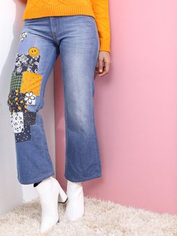 TOKYO TALKIES - Women Blue Straight Jeans