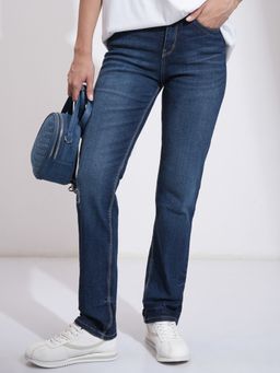 TOKYO TALKIES - Women Blue Straight Fit Jeans
