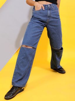 TOKYO TALKIES - Women Blue Stretchable Jeans