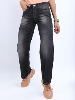 TOKYO TALKIES - Women Black Straight Fit Light Fade Stretchable Jeans