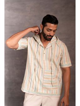 Thread Game - Men Multicolour Khadi Hoodie