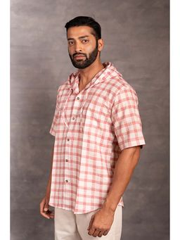 Thread Game - Men Red Khadi Hoodie