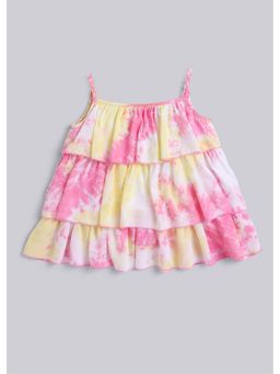 Hopscotch - Multi-Color Tie & Dye Sleeveless Top