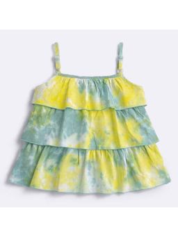 Hopscotch - Multi-Color Tie & Dye Sleeveless Top