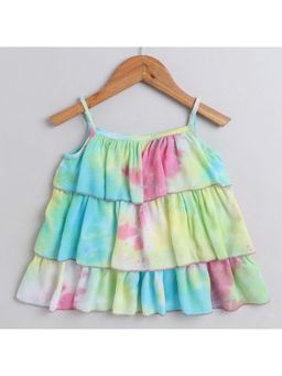Hopscotch - Multi-Color Tie & Dye Sleeveless Top